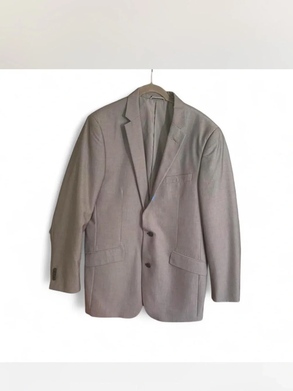 Old Money Professional Madison Men's Light Gray Two-Button Blazer size 44R
